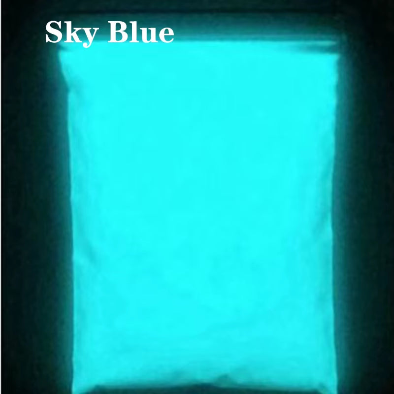 50G/Bag Neon Nights Phosphorescent Glow Pigment Luminous Color Pigments Glow in the Dark Neon Colored Paint Powder after Glow