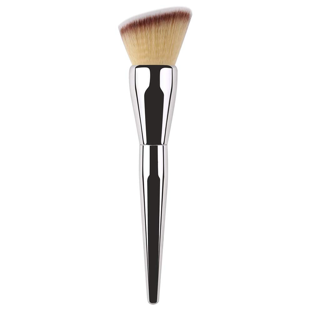 Foundation Brush, Large Powder Brush Angled Top Premium Durable Kabuki Makeup Brush Perfect for Blending Liquid,Cream and Flawless Powder,Buffing, Blending,Concealer