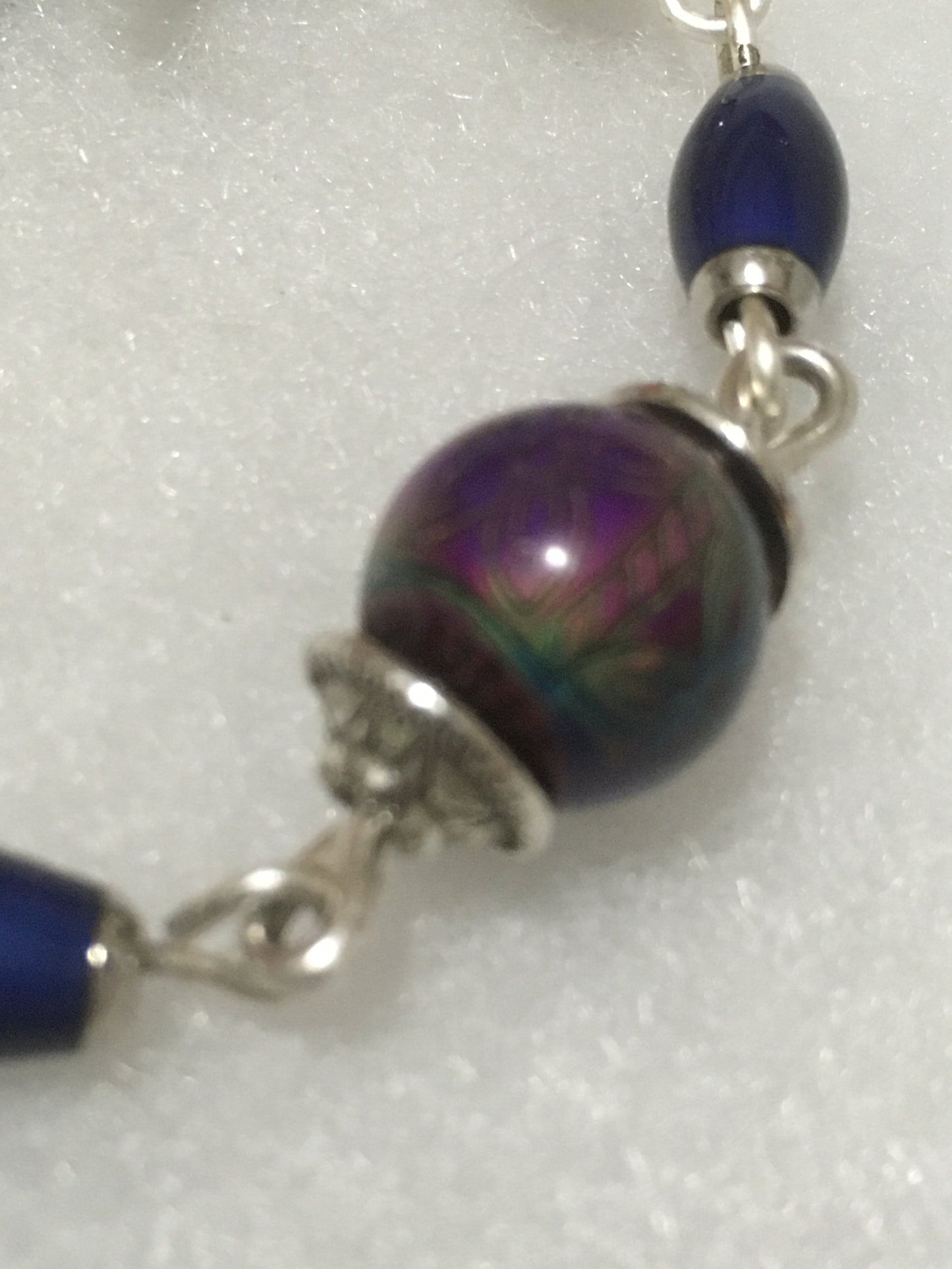 Color changing bead bracelet.  Mood beads.  Heat activated.  Unique.