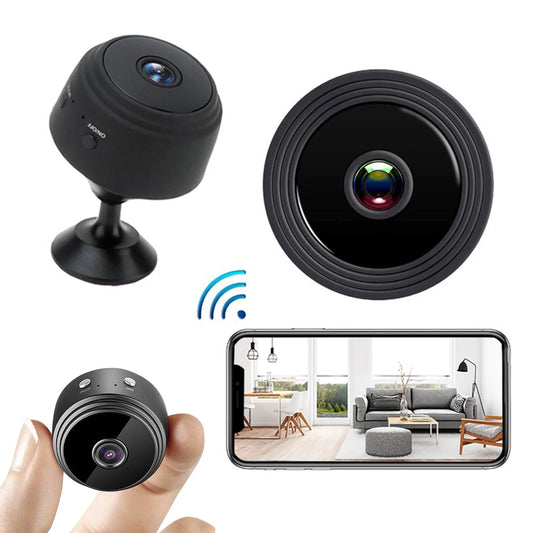 HD 1080P Wifi Security Camera with Night Vision Motion Detection, Black